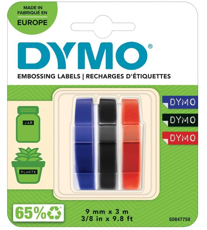DYMO Labeltape S0847750 Kleurenassortiment 0,9 cm 3 Stuks