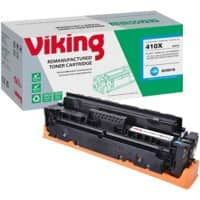 Viking 410X compatibele HP tonercartridge CF411X cyaan