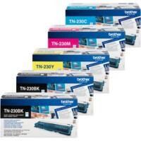 Toner Brother TN-230 D'origine Noir, Cyan, Magenta, Jaune Multipack