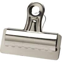 Office Depot Papierklemmen Bulldog Clips 20 mm Zilver 40Mn, metaal 12 Stuks