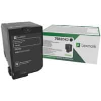 Cartouche de toner Lexmark D'origine 75B20K0 Noir