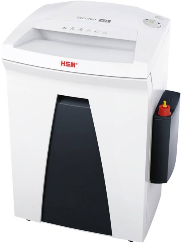 HSM SECURIO Papierversnipperaar 4 vellen Snippers Veiligheidsniveau P-7, F-3, 34 liter B32