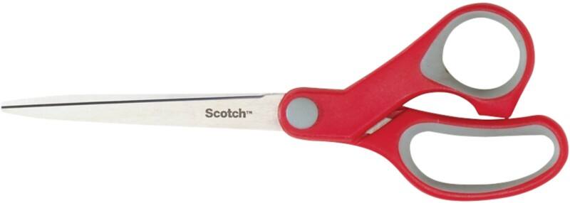 Scotch Comfort Geschikt voor linkshandigen Schaar 180 mm RVS (Roestvrij staal) Rood