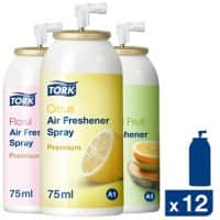 Recharge désodorisant spray Tork A1 12 Unités de 75 ml