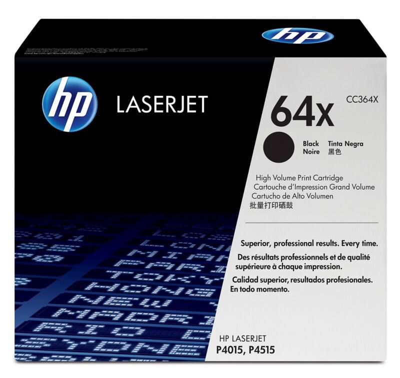 HP 64X originele tonercartridge CC364XC zwart