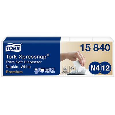 Tork Xpressnap Wegwerp Servet Wit 8 Pakken à 500 Vellen