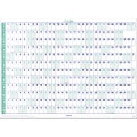 Planning annuel Brepols Yearplanner 2026 1 An par page Allemand, Anglais, Français, Néerlandais 59 (L) x 0,1 (P) x 82 (H) cm Bleu