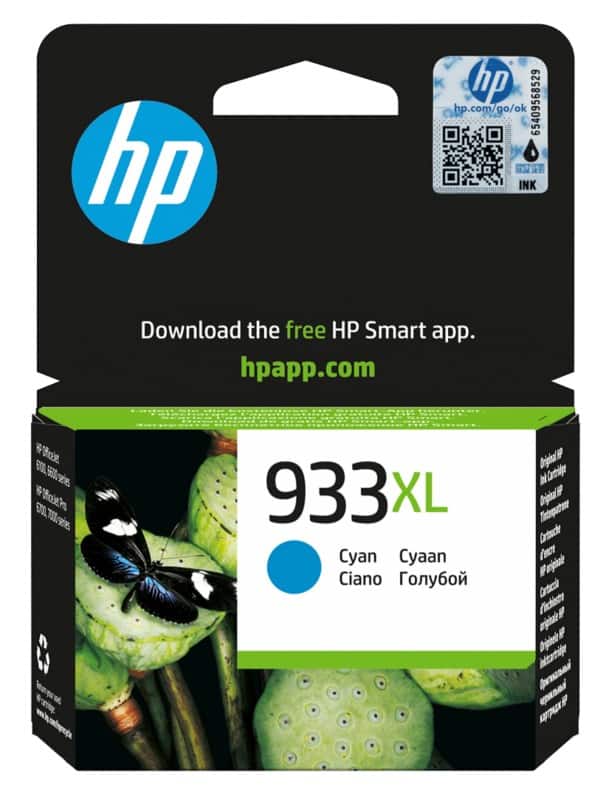 HP 933XL originele inktcartridge CN054AE cyaan
