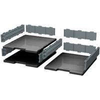 Module à tiroirs Exacompta ECOBlack A4+ Plastique Gris foncé 28,8 x 35,5 x 8,8 cm