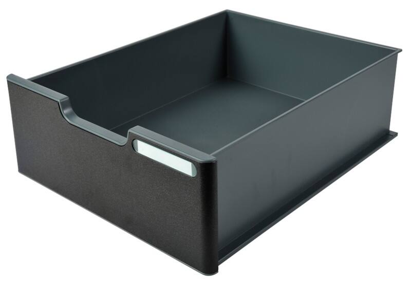 Module à tiroirs Exacompta ECOBlack A4+ Plastique Gris foncé 28,5 x 34,5 x 11 cm