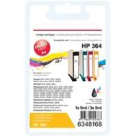 Viking 364 compatibele HP inktcartridge SD534EE zwart, cyaan, magenta, geel multipak 4 stuks