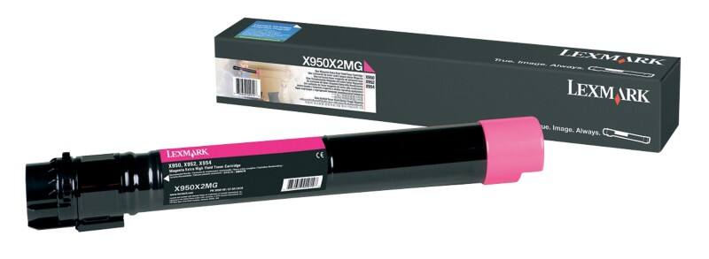 Toner Lexmark D'origine X950X2MG Magenta