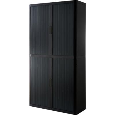 Armoire à portes rideaux Paperflow Noir 1100 x 415 x 2040 mm