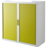 Armoire à portes rideaux Paperflow Blanc, vert 1100 x 415 x 1040 mm