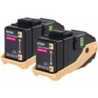 Epson S050607 Origineel Tonercartridge C13S050607 Magenta 2 Stuks