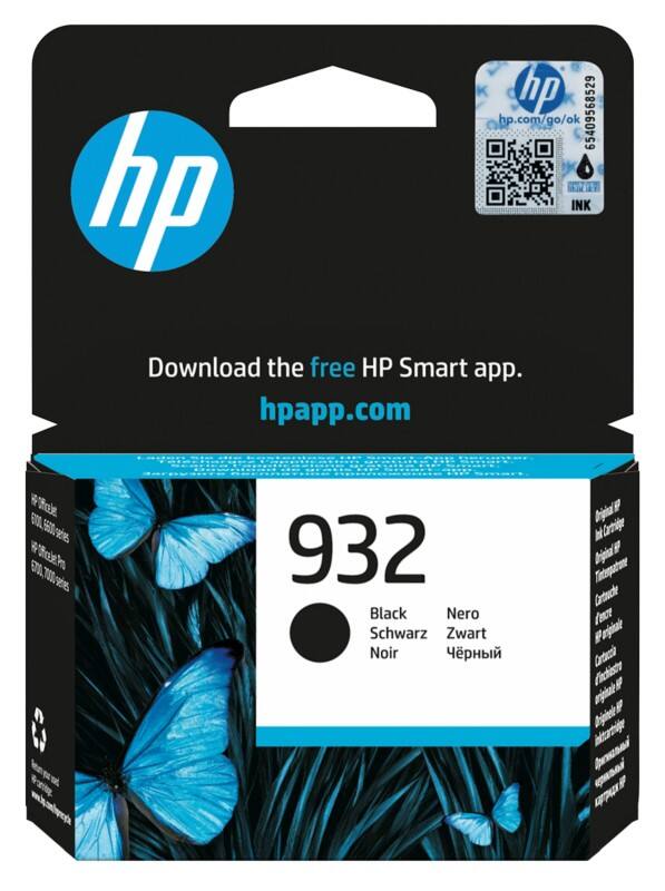 HP 932 Origineel Inktcartridge CN057AE Zwart