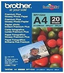 Papier photo Brother Innobella Jet d'encre Brillant A4 260 g/m² Blanc