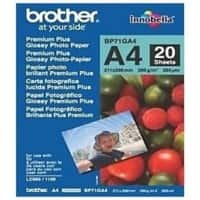 Papier photo Brother Innobella Jet d'encre Brillant A4 260 g/m² Blanc