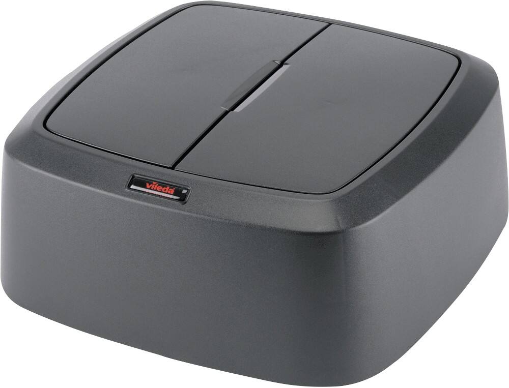 Vileda Deksel voor prullenbak Iris 60 l 39 x 39 x 15 cm Zwart