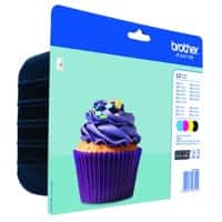 Brother LC123VALBP Origineel Inktcartridge Zwart, cyaan, magenta, geel Multipack 4 Stuks