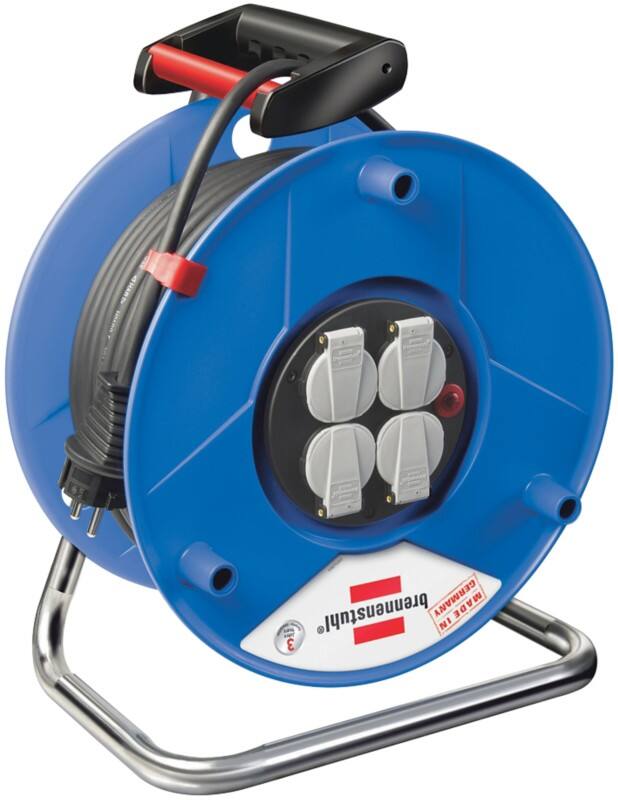 brennenstuhl Kabelhaspel 25 m 4 stopcontacten