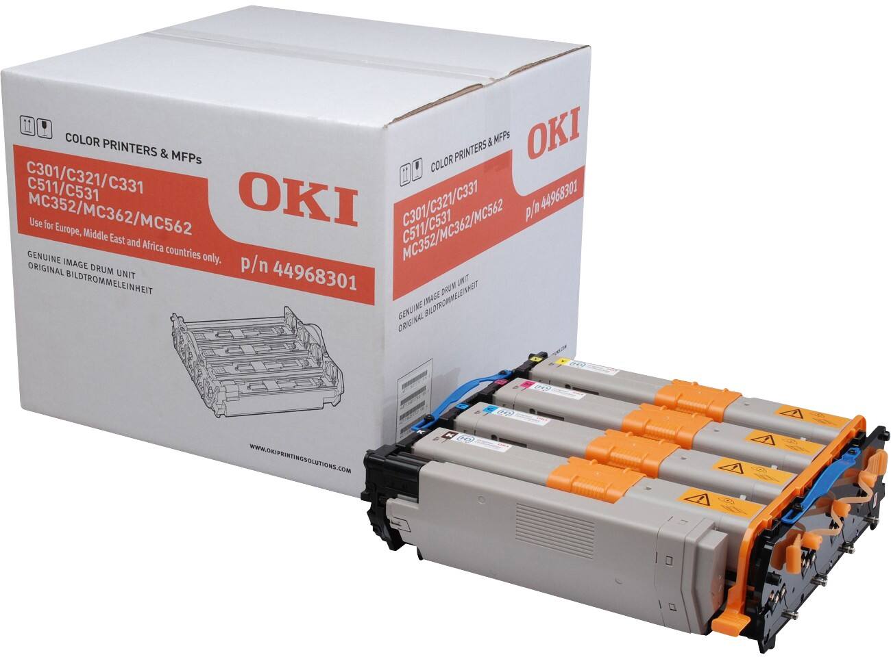 OKI Original 44968301 Zwart & 3 Kleuren Imaging-drum
