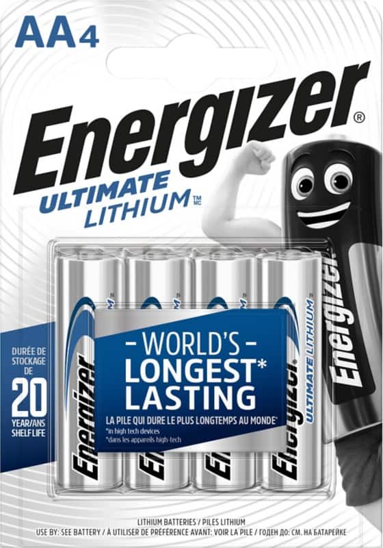 Piles Energizer FR6 AA 3000 mAh Lithium (Li) 1.5 V 4 4 Unités