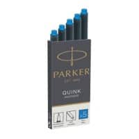 Parker Quink Navulling Vulpen Uitwasbaar blauw 5 Stuks