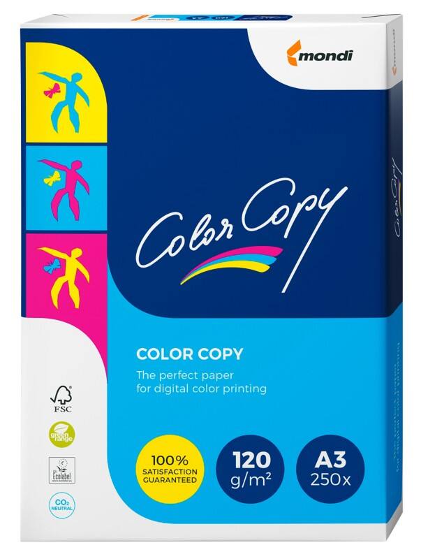 Color Copy A3 Kopieerpapier  120 g/m² Glad Wit 250 Vellen