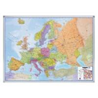 Carte géographique Legamaster Europe 1 : 4 300 000 1370 x 1000 mm