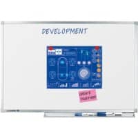 Tableau blanc Legamaster Professional Montage mural Magnétique Émail Simple face 200 (L) x 120 (H) cm