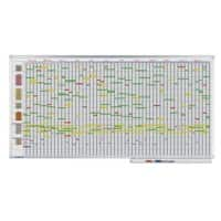 Planning annuel Legamaster Professional Blanc 200 x 100 cm 75 personnes