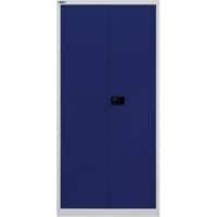 Armoire haute à portes battantes Bisley E782A04G505 Gris clair, bleu 914 x 400 x 1950 mm