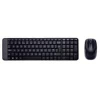 Ensemble clavier et souris Sans fil Logitech MK220 QWERTY US