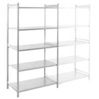 Rayonnage de départ ARNO SPACE 5 Étagères 1000 x 300 x 2000 mm Gris