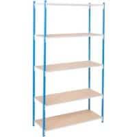 Étagère ARNO SPACE 5 Étagères 1000 x 600 x 2000 mm Bleu, gris clair