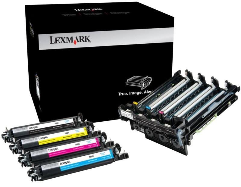 Tambour Lexmark D'origine 70C0Z50 Noir, cyan, jaune, magenta Duopack 2 Unités