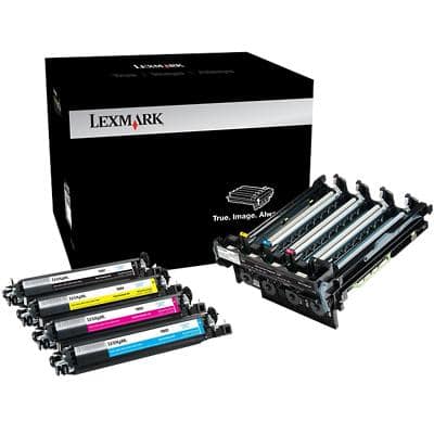 Tambour Lexmark D'origine 70C0Z50 Noir, cyan, jaune, magenta Duopack 2 Unités