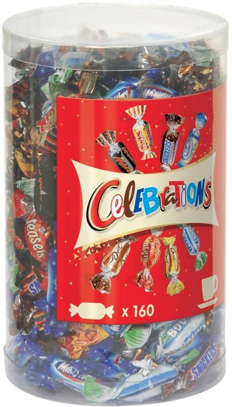 Mini barre chocolatée Celebrations New Mix Assortiment 1435 g