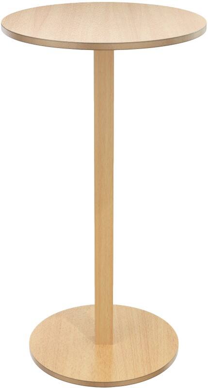 Table à café meet powered by PAPERFLOW MD60,10,23 Hêtre MDF (Fibres de moyenne densité) Marron 600 x 600 x 1100 mm