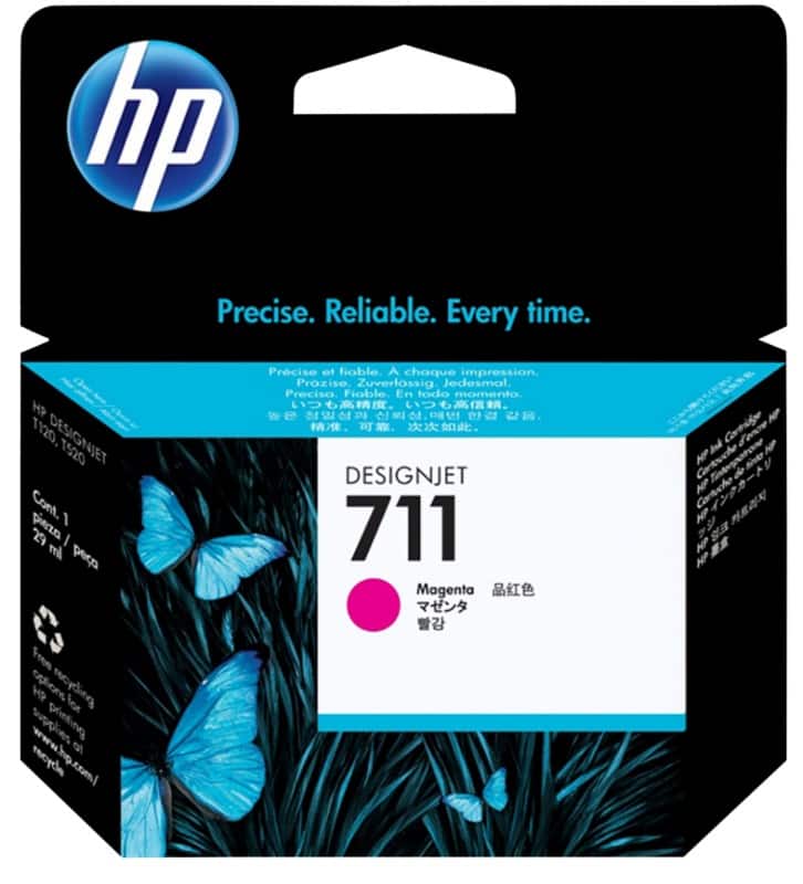 HP 711 originele inktcartridge CZ131A magenta