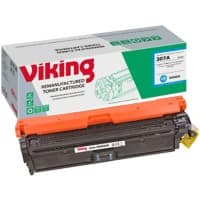 Viking 307A compatibele HP tonercartridge CE741A cyaan