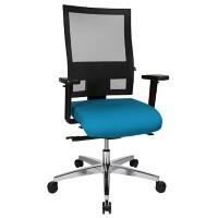 TOPSTAR Ergonomische stoel Sitness® 60 Mesh, Stof Blauw