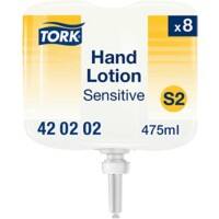 Lotion pour mains Tork Sensitive Liquide S2 Blanc 420202 8 Unités de 475 ml