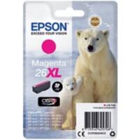 Cartouche jet d'encre Epson 26XL D'origine C13T26334012 Magenta