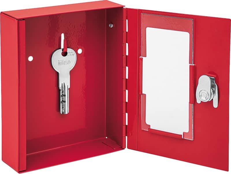 Armoire à clés WEDO de secours 1 crochet Serrure à cylindre 102 50102X Rouge