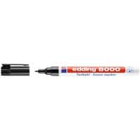 edding 8000 Permanentmarker Zwart Fijn Ronde punt