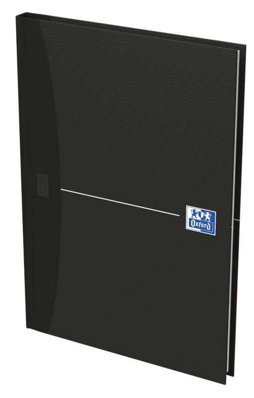 OXFORD Office Essentials Schrift A5 Gelinieerd Gebonden Karton Zwart 192 Pagina's 96 Vellen