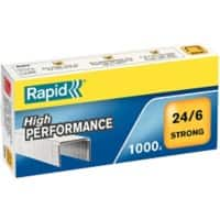 Rapid Strong 24/6 Nietjes 24855800 Zilver 1000 Nietjes