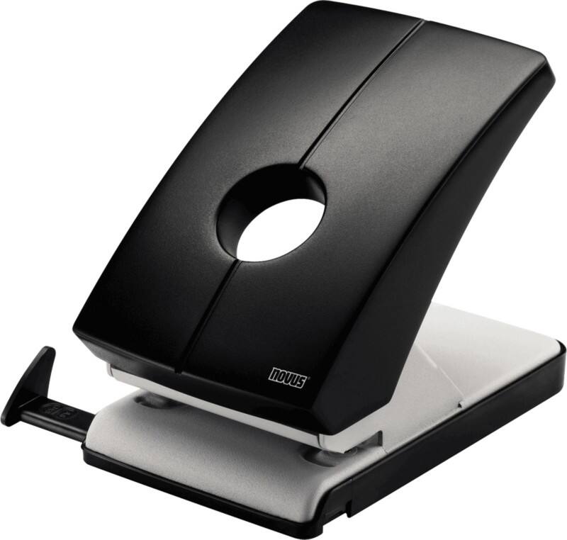 Perforateur Novus OFFICE 2 Perforations Métal, Plastique 40 Feuilles B240 Gris, noir
